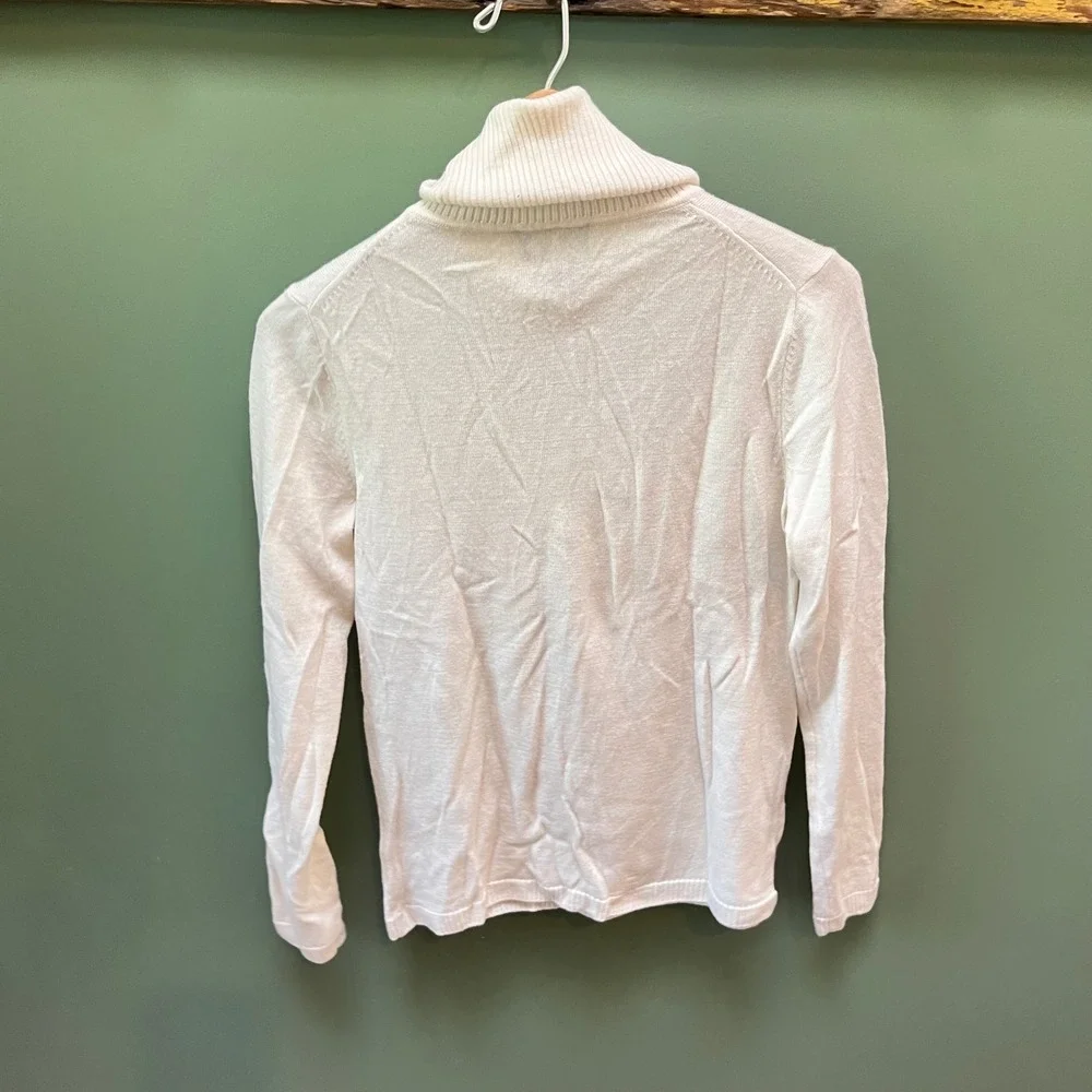 Pendleton cream turtleneck